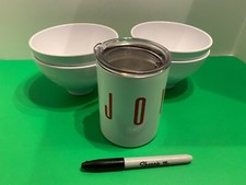 New 4 White Zak Melamine LARGE