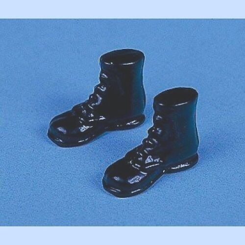 Pair black boots dolls - pair, boots,