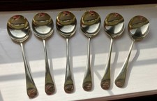 6 x Vintage Silver Plate Old