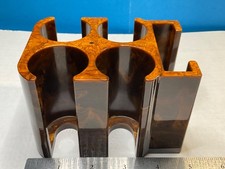 BEAUTIFULLY MARBLED  RARE  COLOR -BAKELITE POKER CHIP HOLDER / LOOK  AT  VIDEO