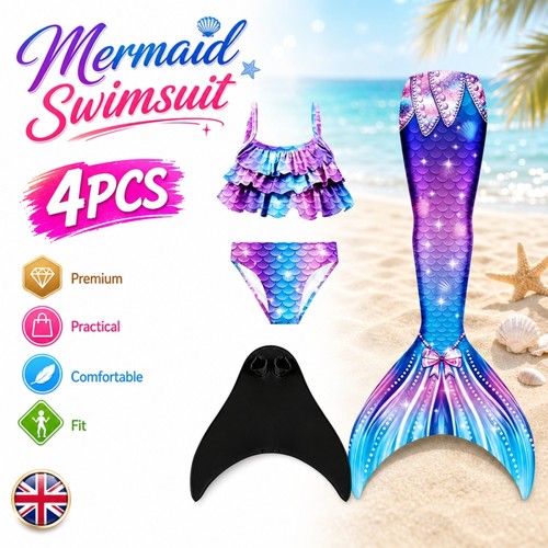 Girls mermaid tail swimming - girls,