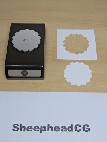 Stampin scalloped circle - scalloped,