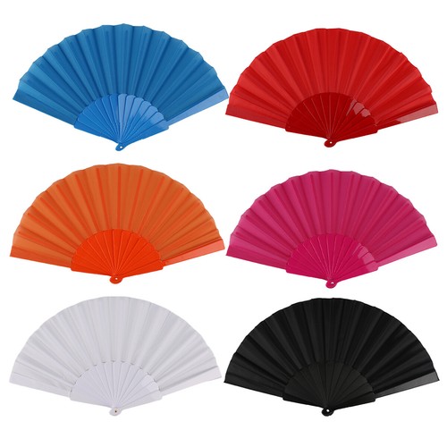 Hand held folding fan plain - hand,