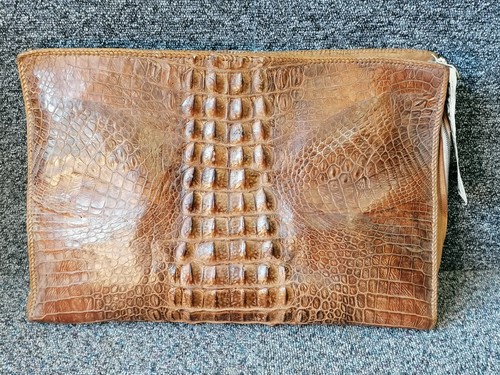 Vintage crocodile skin - vintage,