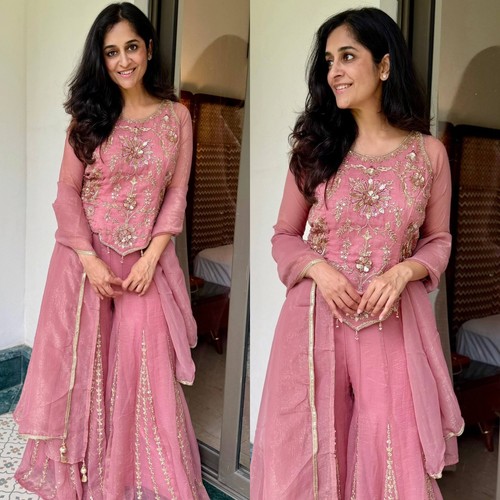 Peach pink cut - cut, top