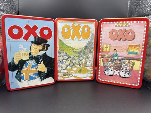 Vintage oxo tins circa 1990s - vintage,