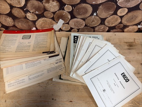 Ekco radio service - radio, manuals