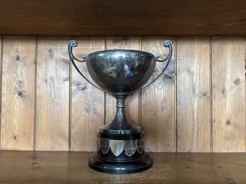 Large vintage silver - , plate