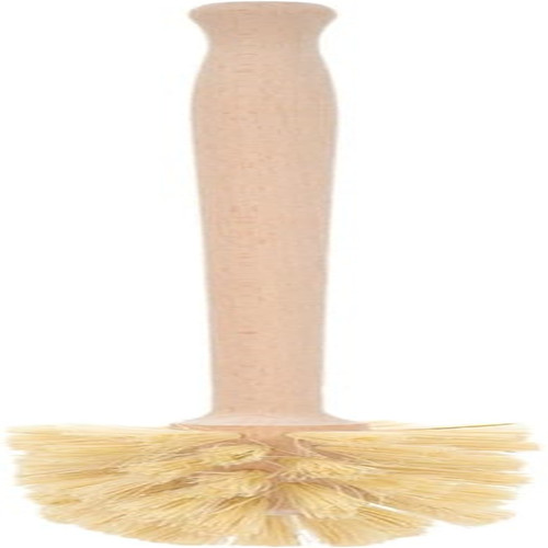 Wooden toilet cleaning brush - wooden,