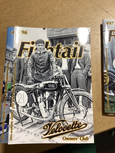 Velocette owners club fishtail - velocette,