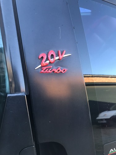Fiat coupe pillar badges - fiat,