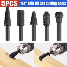 5PCS 1/4'' Rotary Burr Drill