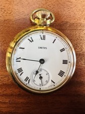 Pocket Watch By Smiths in Good Working Order.  Vintage 1950s.