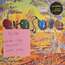 Erasure Run To The Sun Yellow