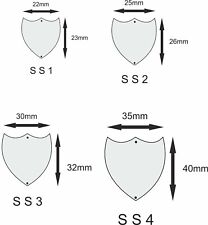 Flat chrome record shield - 4