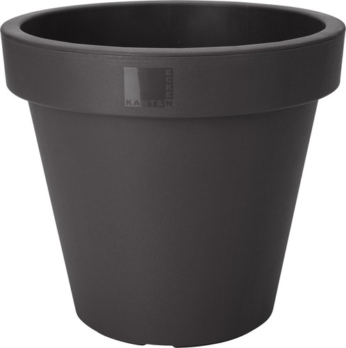 Black large plant pot - large,