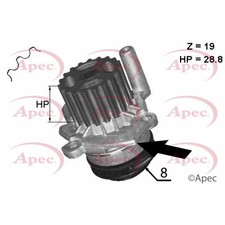 APEC Water Pump for Seat Leon