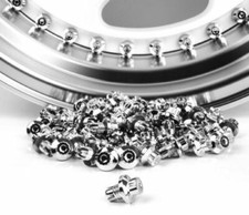 20 x Chrome Silver Plastic