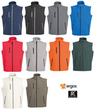 JRC Gilet TARVISIO MAN Smanicato Soft Shell Impermeabile Interno Pile da Uomo
