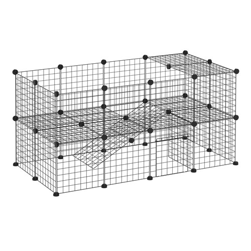 Pawhut diy pet - pawhut, playpen