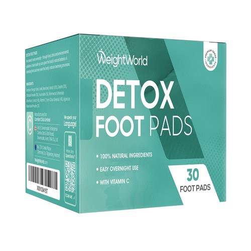 Detox foot patches - foot, pads