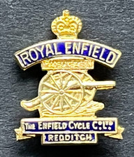MOTORCYCLE Pin Badge ROYAL