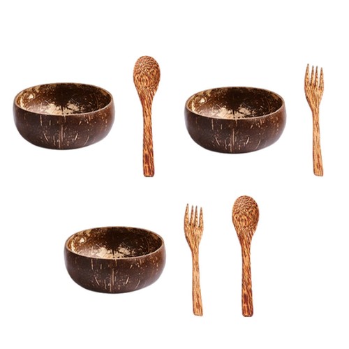 Coconut bowl set creative - coconut,