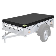 Truck Bed Tarp Cover with Bungee Cords Heavy Duty Waterproof Pickup Bed Cover