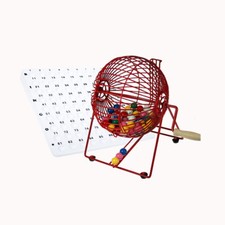 Professional Bingo Cage, 22mm Balls & Checkboard