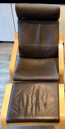 Ikea poang leather - 2,