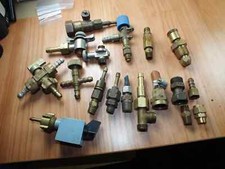 Gas Bottle Fittings for Blow Torch Heater Sievert Taps Valves Connector Brass