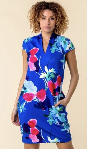 Roman floral print cocoon