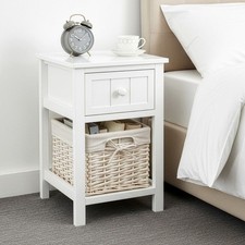 Bedside Table with Drawer &