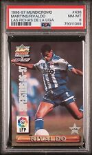 1996-97 Mundicromo La Liga - Rivaldo Rookie Card (RC) Deportivo Brazil - PSA 8