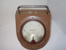 1952 model 32  moving coil panel meter, marked 0-2.5 Kilovolts, Military marked