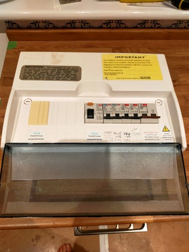 Consumer unit fuse board - consumer,