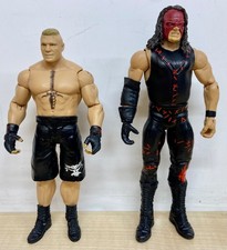 WWE - Brock Lesnar vs Kane action figures - Mattel Basics