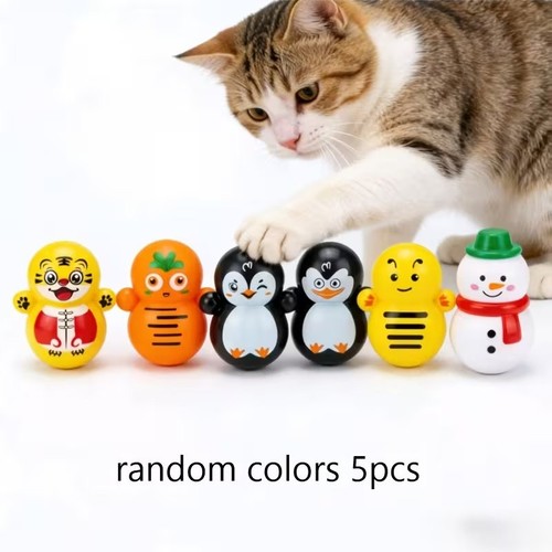 Pack cat rocking toys - 5-pack,