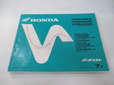 Honda VFR400Z R SE Parts List