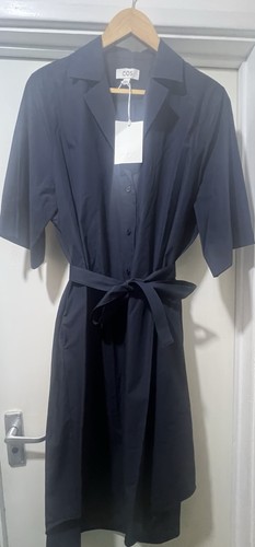 Cos blue midi belted - belted,