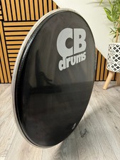 CB Resonant Bass 20" Drum Head / Black #OZ5