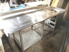 2 X Stainless Steel Tables /