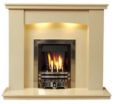 New Arched  Marble Fireplace