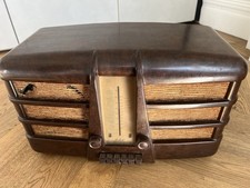 Vintage GEC Valve Radio Receiver BC 4940 LW MW & SW with Bakelite Casing