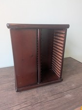 Vintage Wooden CD Rack Stand
