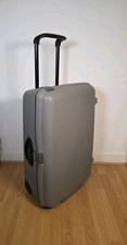 Samsonite Hard Shell oyster 2 Wheel Suitcase Combi Lock Key Grey Holiday Travel 