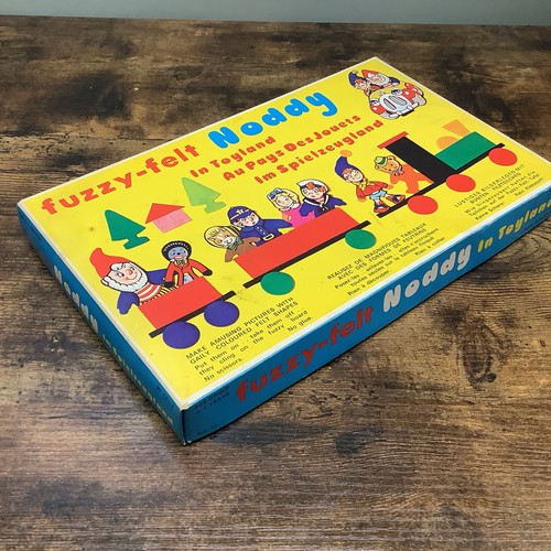 Vintage fuzzy felt noddy set - vintage,