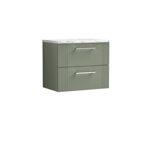 Partial fluted drawer - drawer, wall