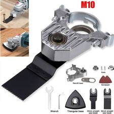 Universal Angle Grinder Set Slotter Adapter Converter Head Oscillating Tools UK