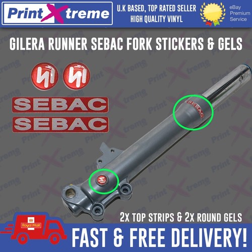 Gilera fork stickers gel sebac - fork,